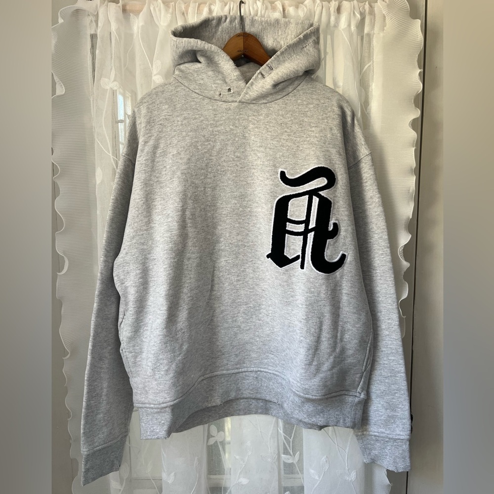 Ask Yurself Heather Gray Y Hoodie